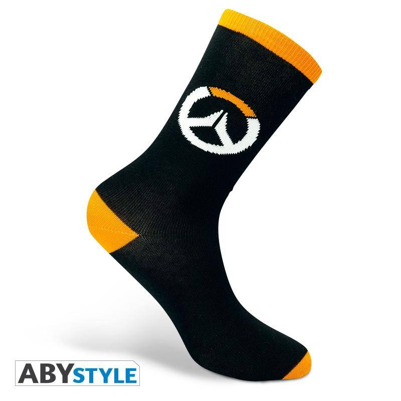 Overwatch - Socken - Schwarz & Orange - Logo
