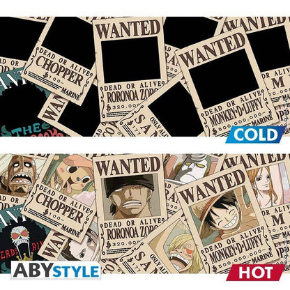 One Piece -Tasse mit Thermoeffekt Wanted - 460 ml