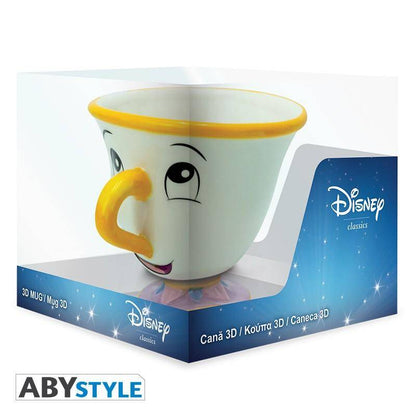 Disney 3D Tasse Die Schöne und das Biest Chip