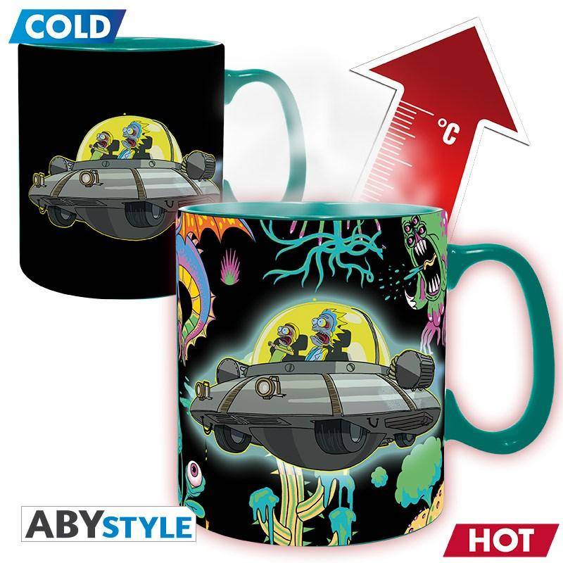 Rick and Morty Tasse Heat Change Spaceship