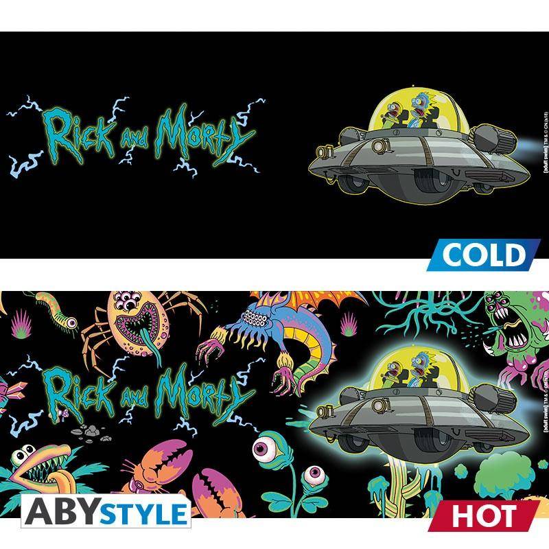 Rick and Morty Tasse Heat Change Spaceship