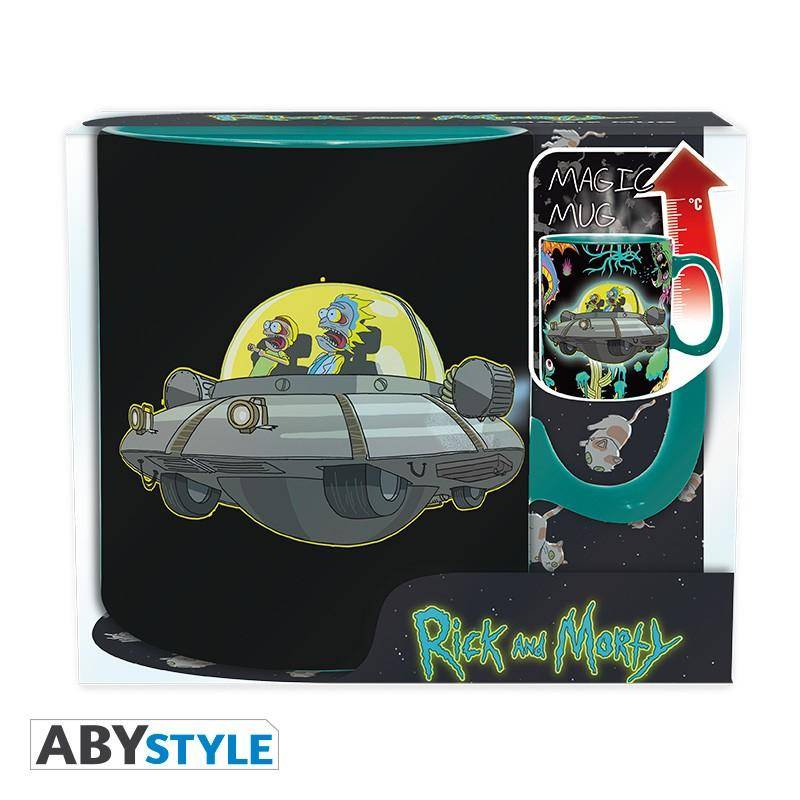 Rick and Morty Tasse Heat Change Spaceship