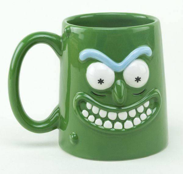 Rick and Morty 3D Tasse Pickle Rick