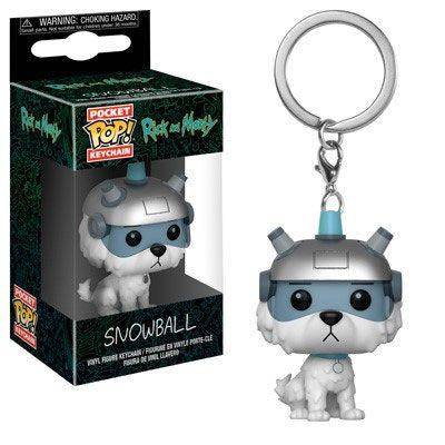 Rick and Morty Pocket POP! Vinyl Schlüsselanhänger Snowball 4 cm