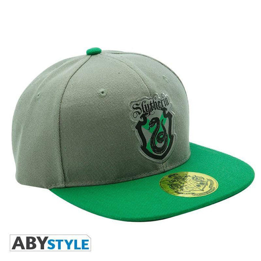 Harry Potter - Snapback Kappe - Grey & Green - Slytherin
