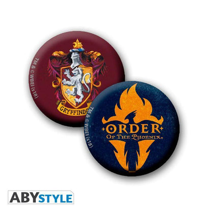 Harry Potter Packung Tasse + Schlüsselanhänger + Button Gryffindor
