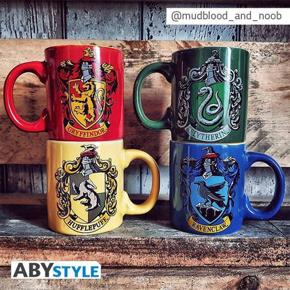 Harry Potter 2 Espressotassen Slytherin und Hufflepuff Set