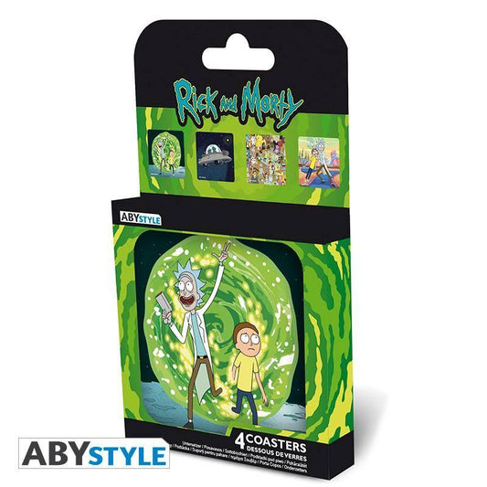 Rick and Morty 4 Untersetzer Generisches Set