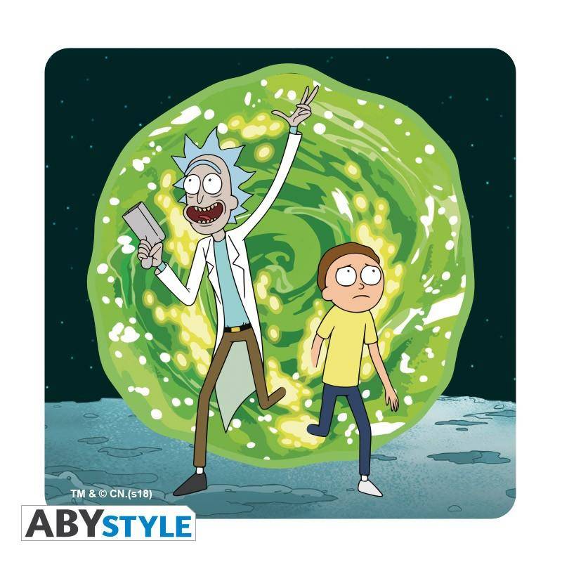 Rick and Morty 4 Untersetzer Generisches Set