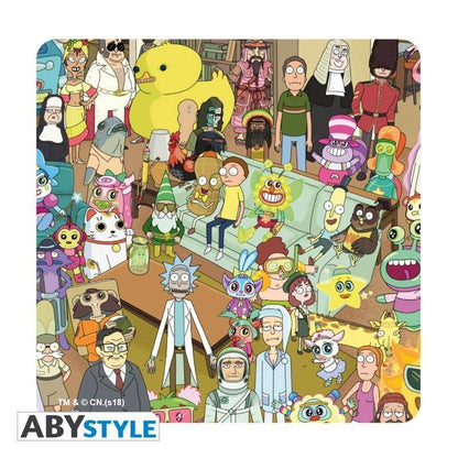 Rick and Morty 4 Untersetzer Generisches Set