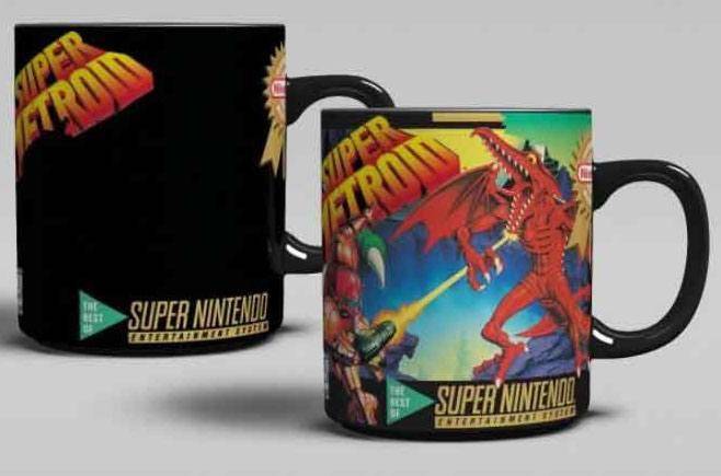 Super Nintendo Tasse mit Thermoeffekt Super Metroid