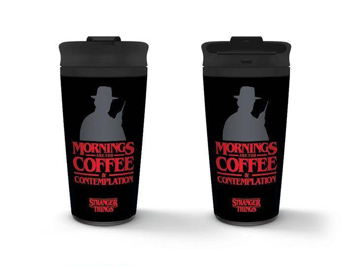 Stranger Things Reisetasse Coffee and Contemplation