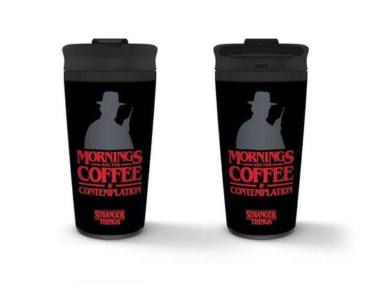 Stranger Things Reisetasse Coffee and Contemplation