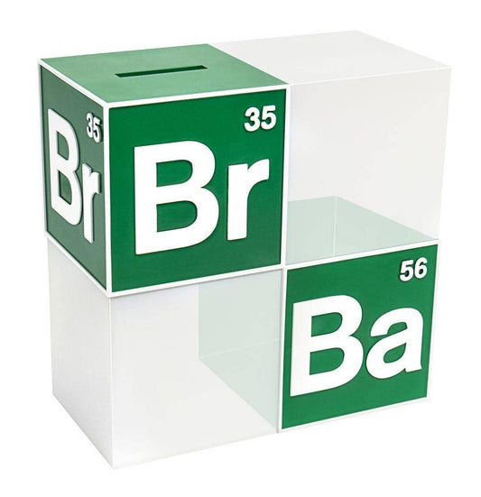 Breaking Bad Spardose / Buchstütze BrBa Logo