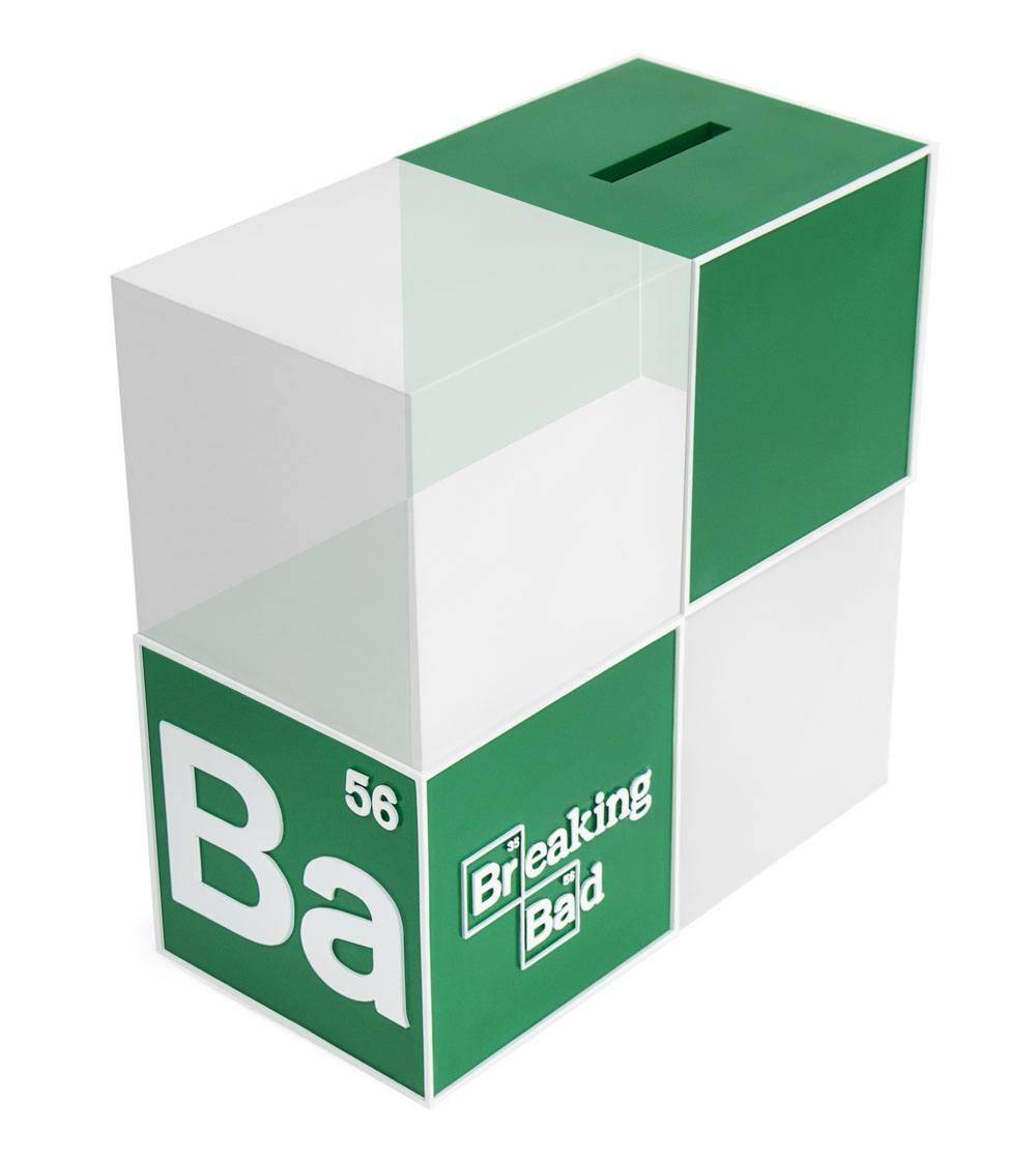 Breaking Bad Spardose / Buchstütze BrBa Logo
