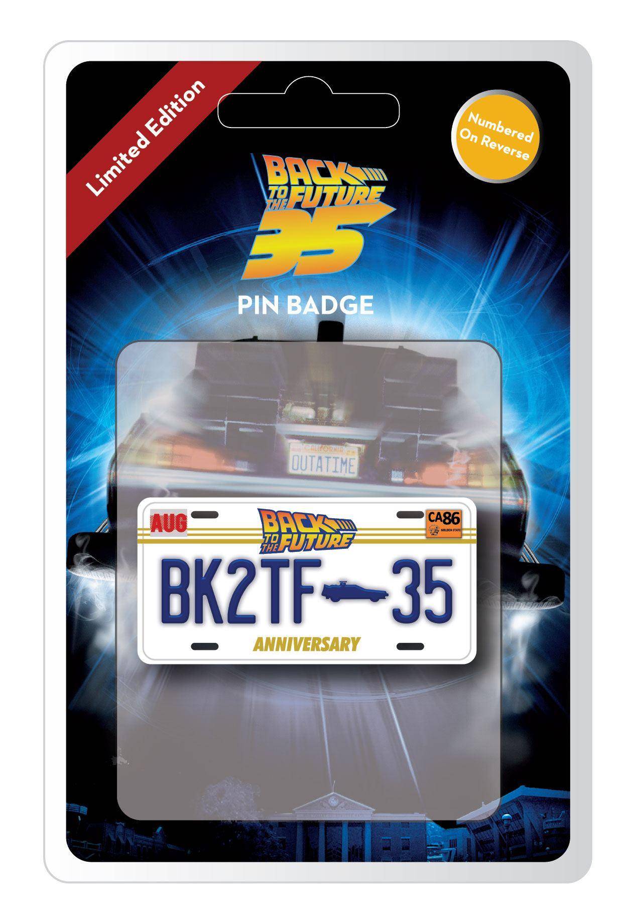Zurück in die Zukunft Ansteck-Pin Limited Edition 35th Anniversary