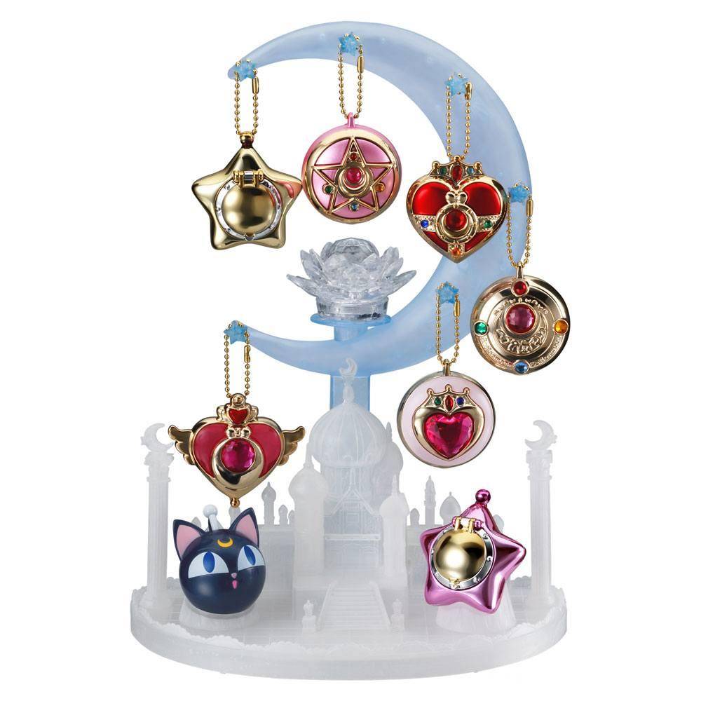 Sailor Moon Präsentationsständer für Mini Compact Tablet Case Schlüsselanhänger 25 cm