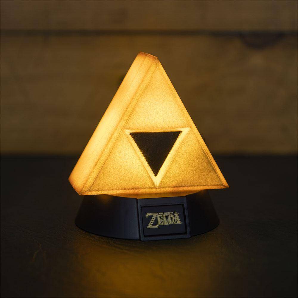 The Legend of Zelda 3D Icon Lampe Gold Triforce 10 cm