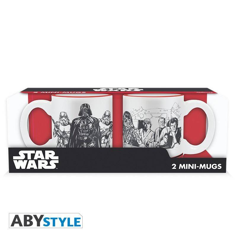 Star Wars 2 Espressotassen Empire VS Rebel Set