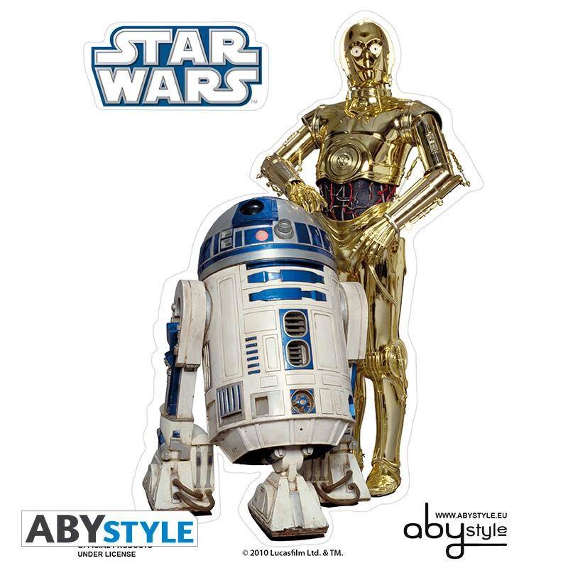 Star Wars Sticker R2-D2 & C-3PO (16x11cm)