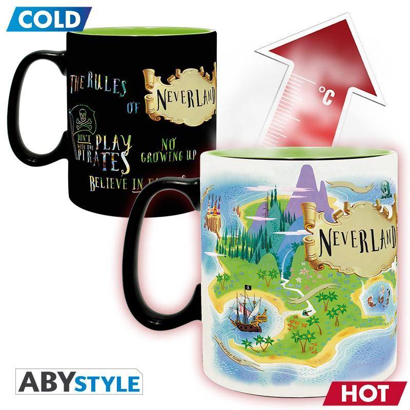 Disney Wärmetausch Tasse Peter Pan Nimmerland King size