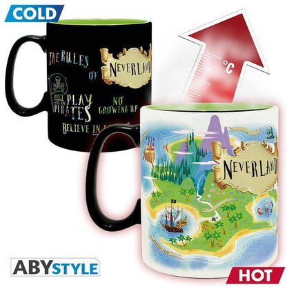Disney Wärmetausch Tasse Peter Pan Nimmerland King size