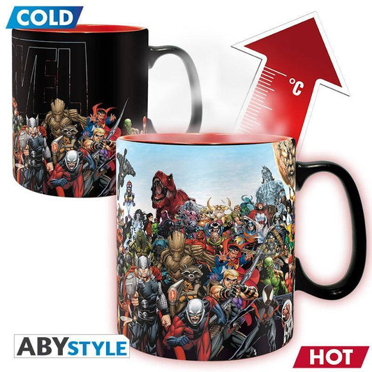 Marvel - Tasse mit Thermoeffekt Gruppe - 460 ml