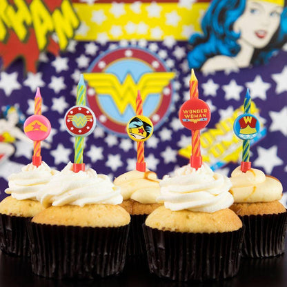DC Comics Kuchenkerzen 10er-Pack Wonder Woman