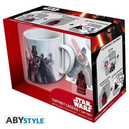 Star Wars - Pck  Tasse 320ml + SchlüsselanhängerPVC + Sticker "Vador"