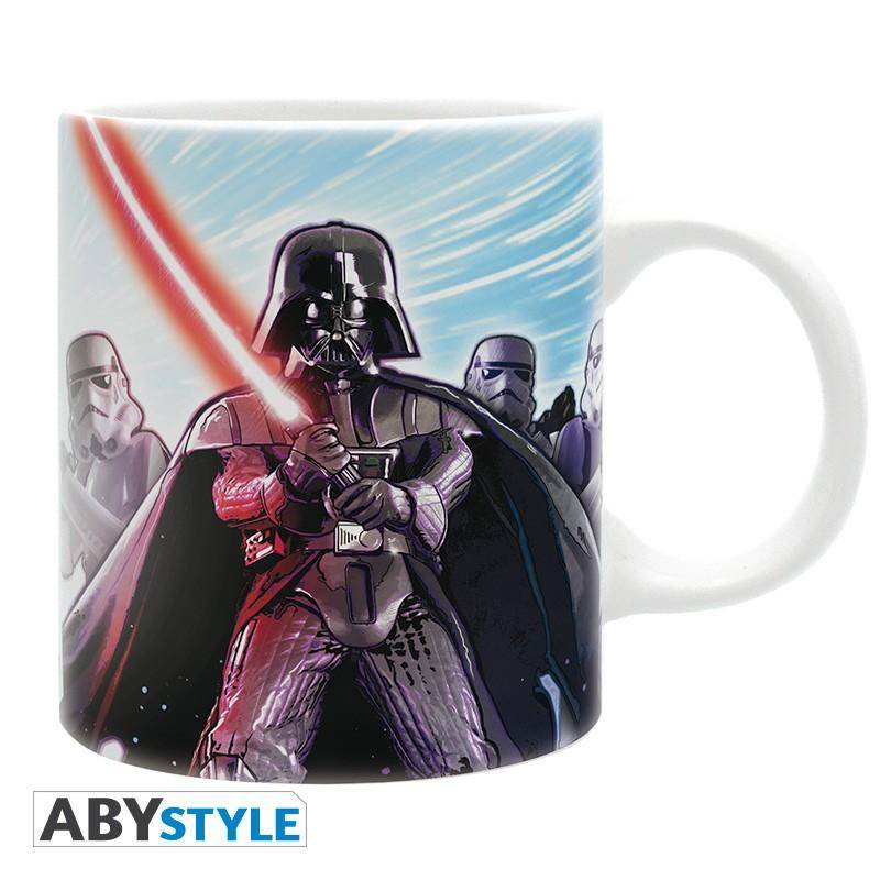 Star Wars - Pck  Tasse 320ml + SchlüsselanhängerPVC + Sticker "Vador"