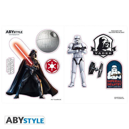 Star Wars - Pck  Tasse 320ml + SchlüsselanhängerPVC + Sticker "Vador"