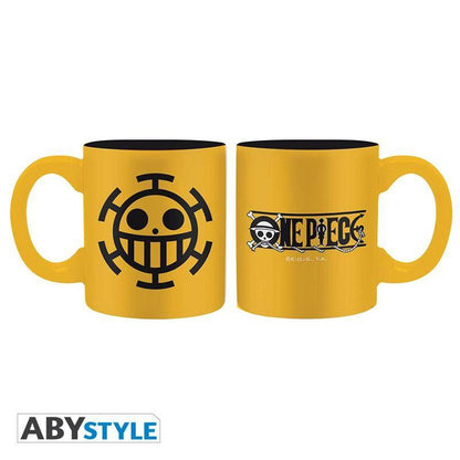 One Piece - Set 2 Espressotassen - 110 ml - Ace & Trafalgar Embleme