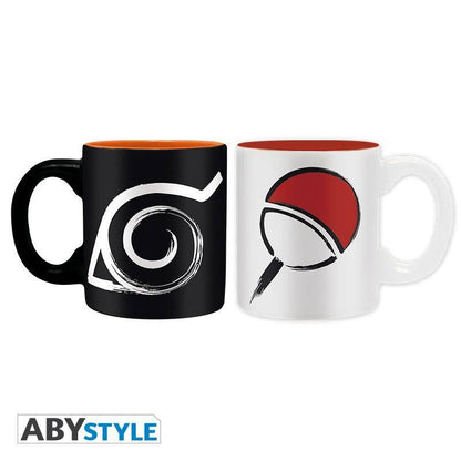 Naruto Shippuden - Set 2 Espresso Tassen - 110 ml - Konoha & Uchiha