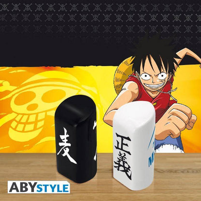 One Piece - Salz- & Pfefferstreuer - Totenkopf & Marine