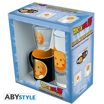 Dragon Ball - Pck Glas 29cl + Schnapsglas + Mini Tasse "Dragon Ball"