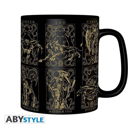 Saint Seiya - Tasse - 460 ml - Gold Armors - Box