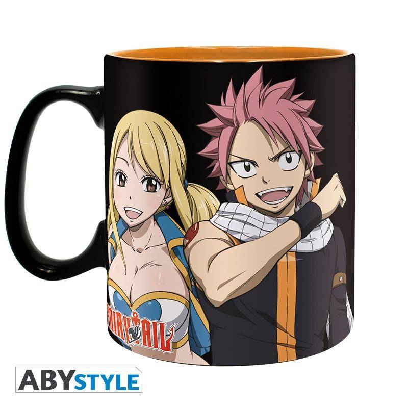 Fairy Tail - Tasse - 460 ml - Lucy, Natsu & Emblem - Box