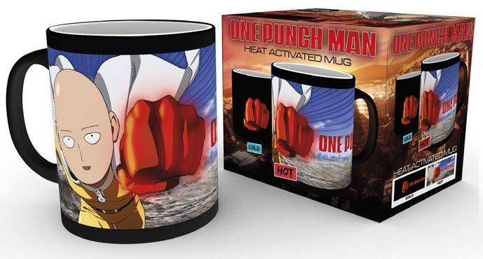 One Punch Man Tasse mit Thermoeffekt Saitama