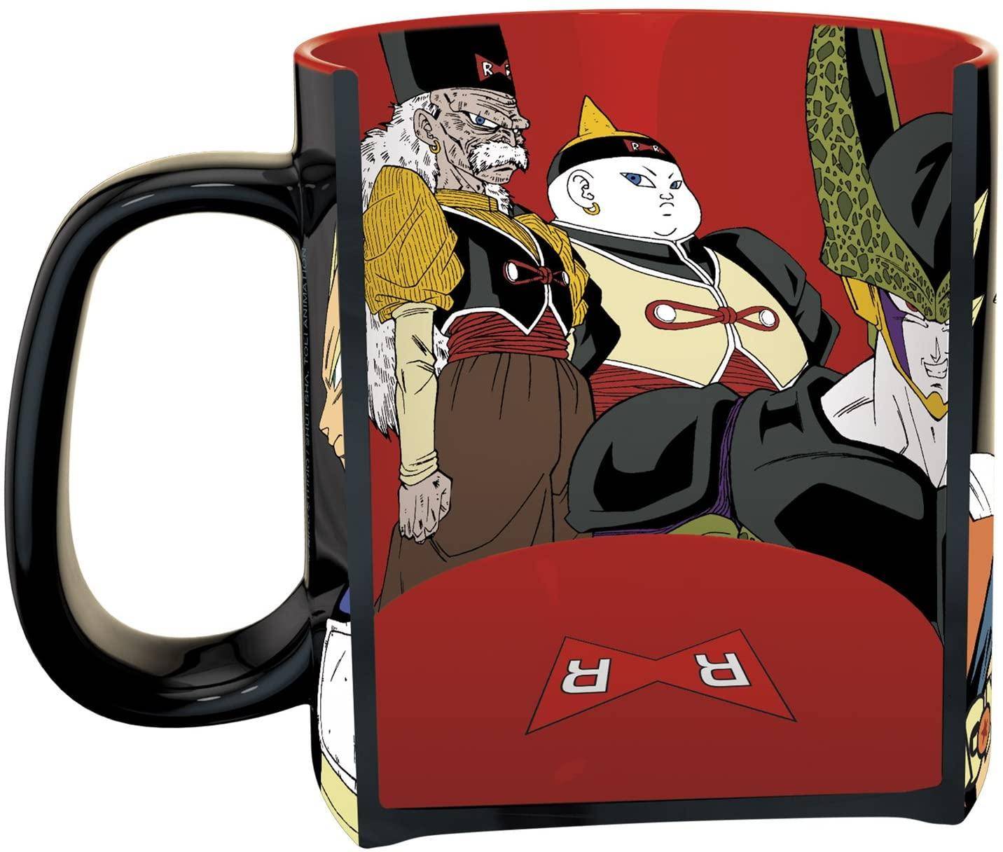 Dragon Ball - Tasse - 460 ml - Premium Saiyans vs Cyborg - Dose