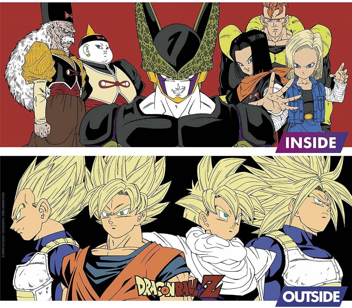 Dragon Ball - Tasse - 460 ml - Premium Saiyans vs Cyborg - Dose