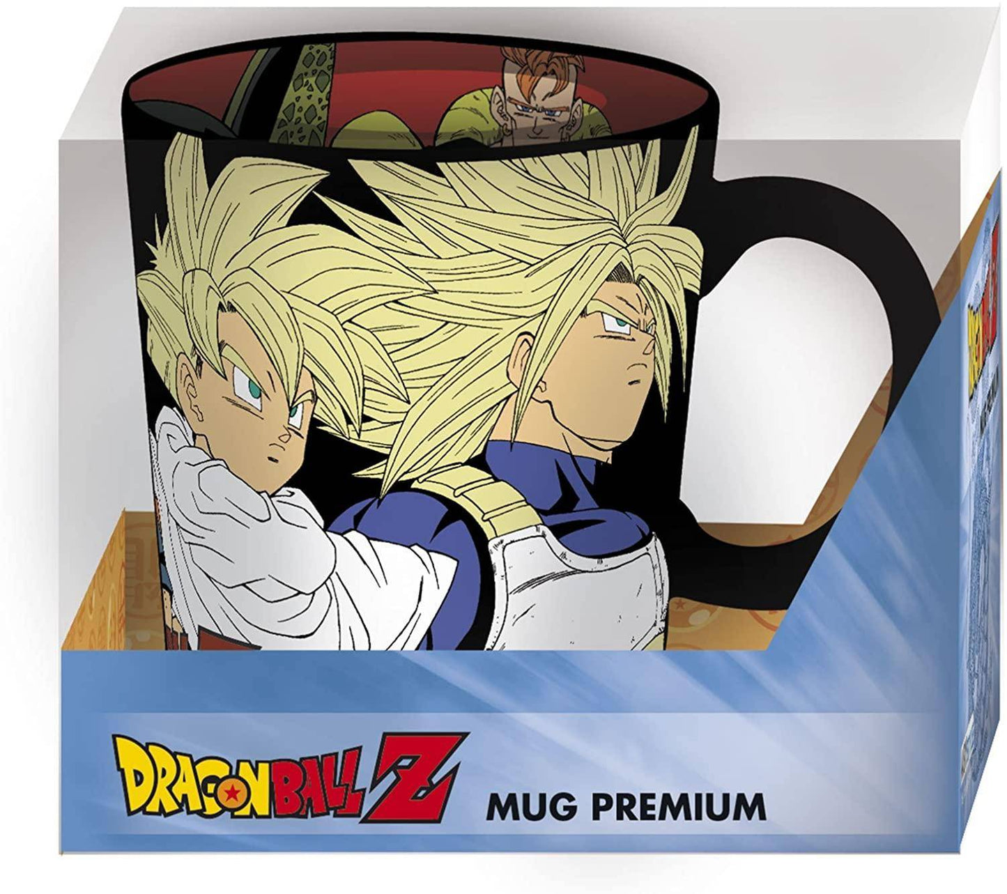 Dragon Ball - Tasse - 460 ml - Premium Saiyans vs Cyborg - Dose