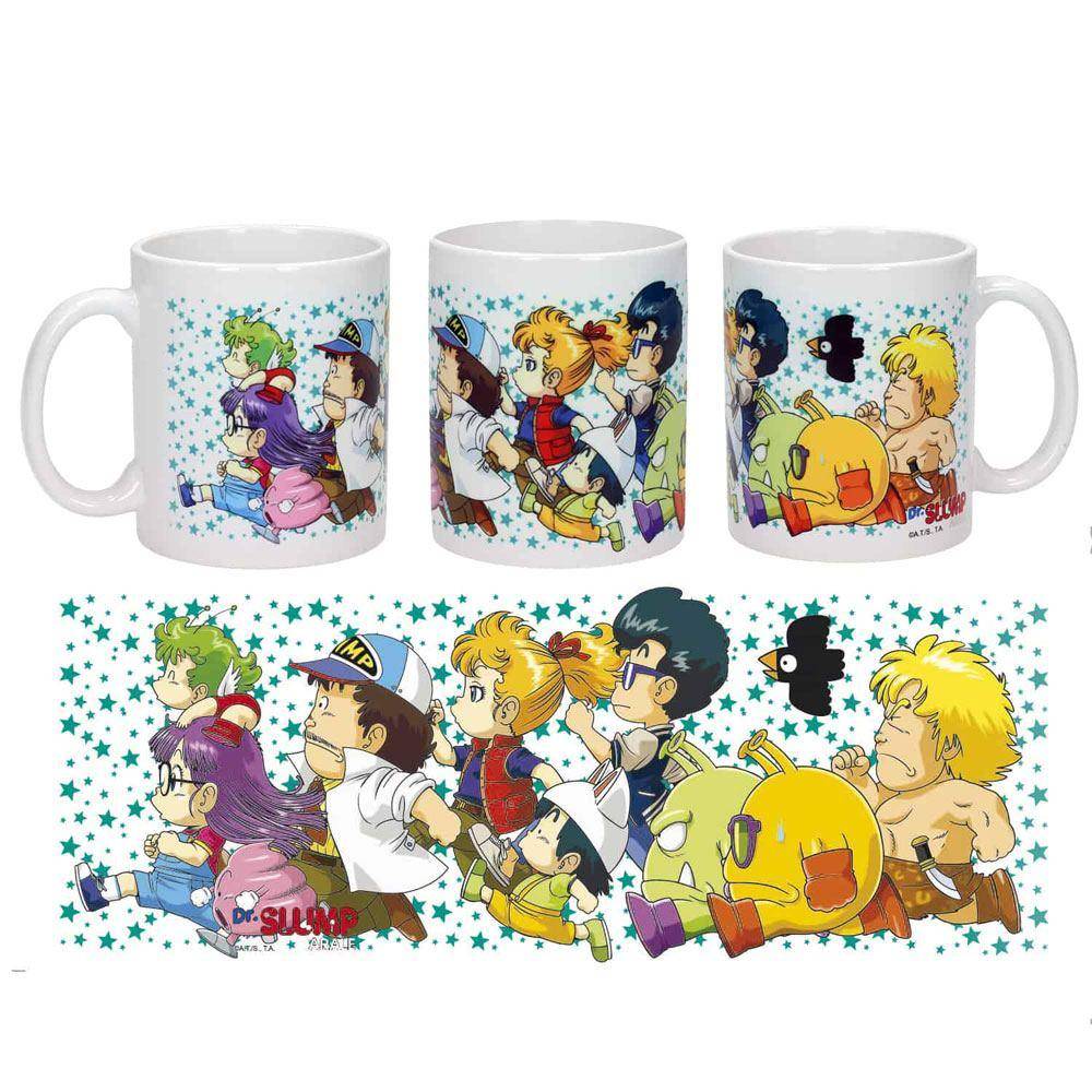 Dr. Slump Tasse Characters Running