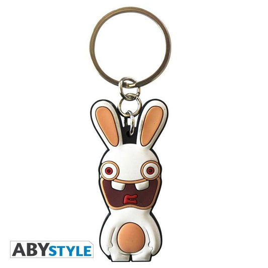 Raving Rabbids - Schlüsselanhänger PVC "Rabbid red eyes"