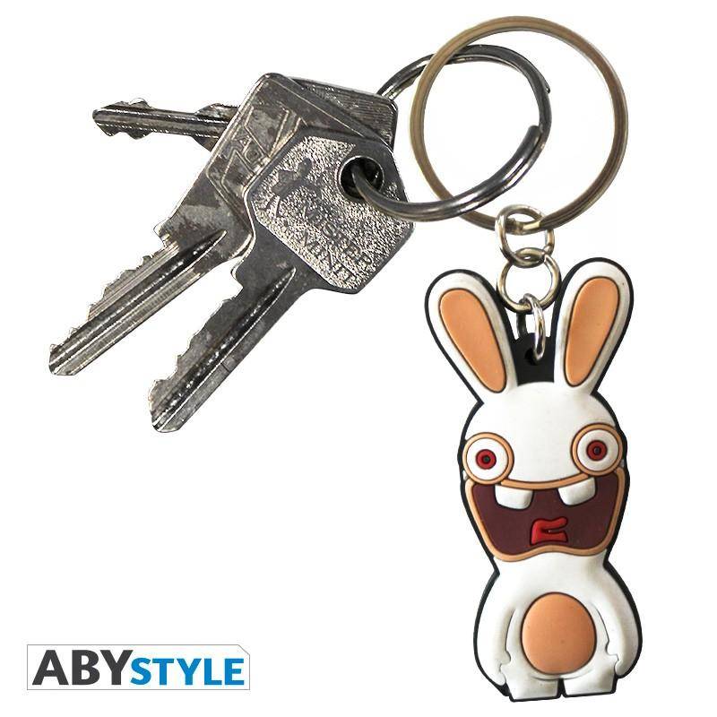 Raving Rabbids - Schlüsselanhänger PVC "Rabbid red eyes"