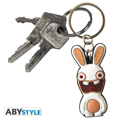 Raving Rabbids - Schlüsselanhänger PVC "Rabbid red eyes"