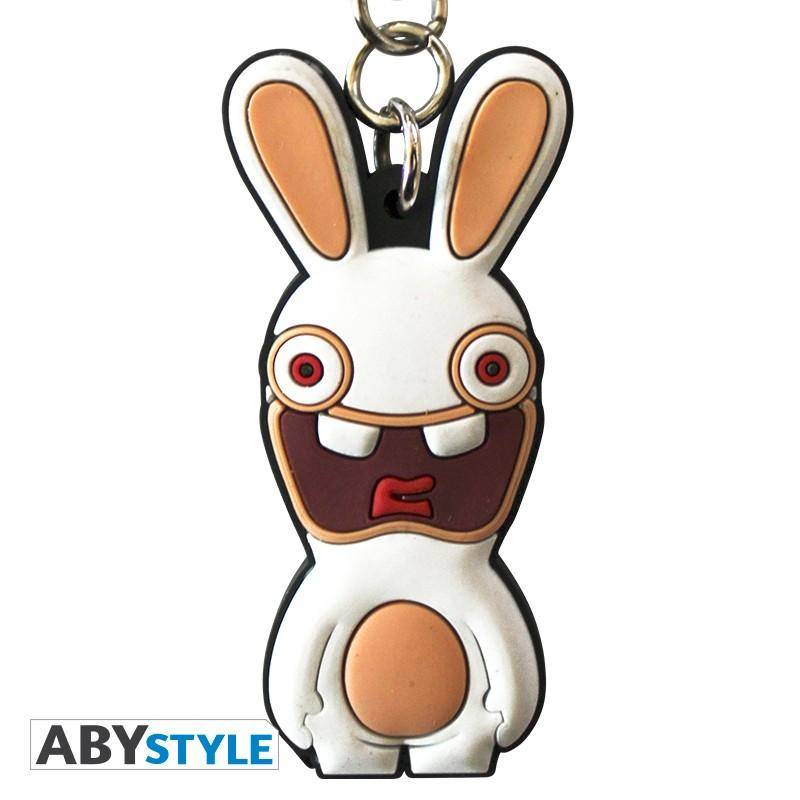 Raving Rabbids - Schlüsselanhänger PVC "Rabbid red eyes"