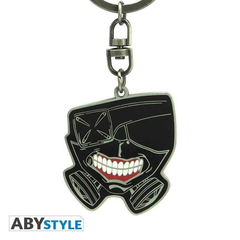 Tokyo Ghoul - Metall Schlüsselanhänger Maske