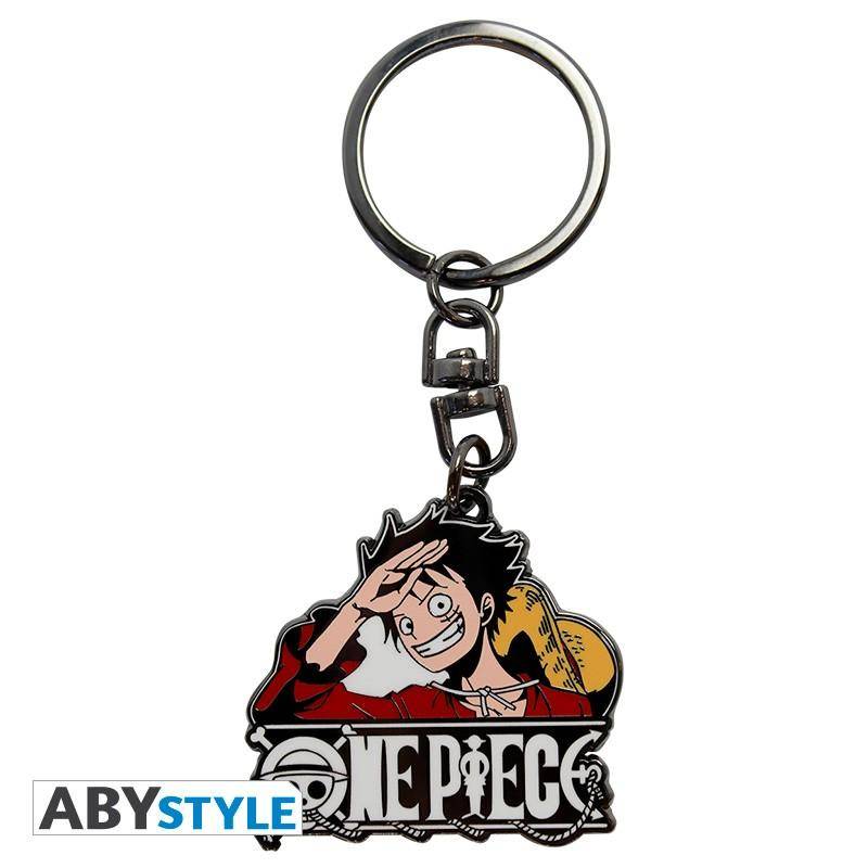 One Piece - Metall Schlüsselanhänger Ruffy