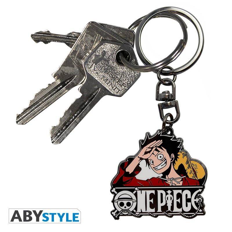 One Piece - Metall Schlüsselanhänger Ruffy