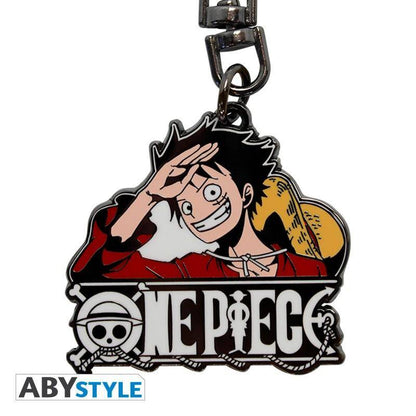 One Piece - Metall Schlüsselanhänger Ruffy